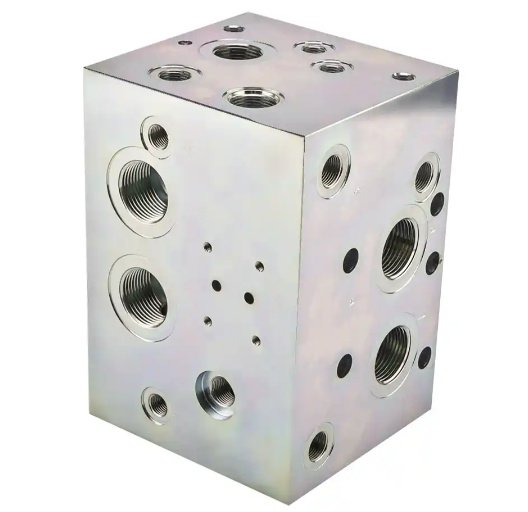 Custom Hydraulic Manifold Block Machining Services | Precision CNC Machined High-Pressure Manifold Blocks