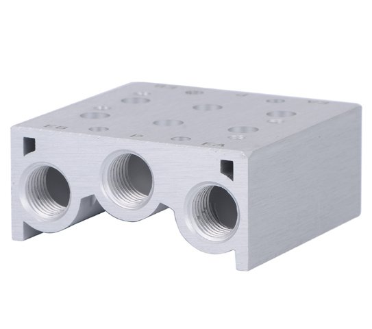 CNC Machined Pneumatic Manifold Block