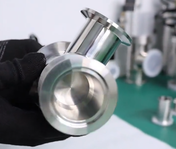 Stainless Steel Vacuum Manifold Block Machining