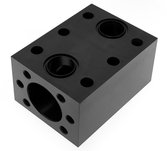 Industrial oil and gas valve body machined from forged alloy steel for extreme offshore conditions