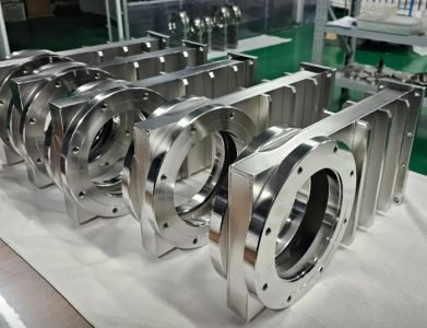 CNC Machined Vacuum Manifold Block for Vacuum Gate Valve