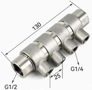 Precision Machined Air Manifold Block