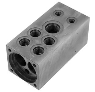 Precision CNC machined oil and gas valve body - corrosion-resistant, API-compliant components